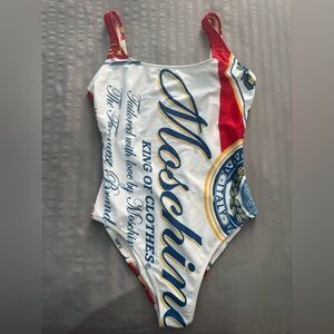 Moschino Women’s One Piece Swimsuit - Red, Blue, White